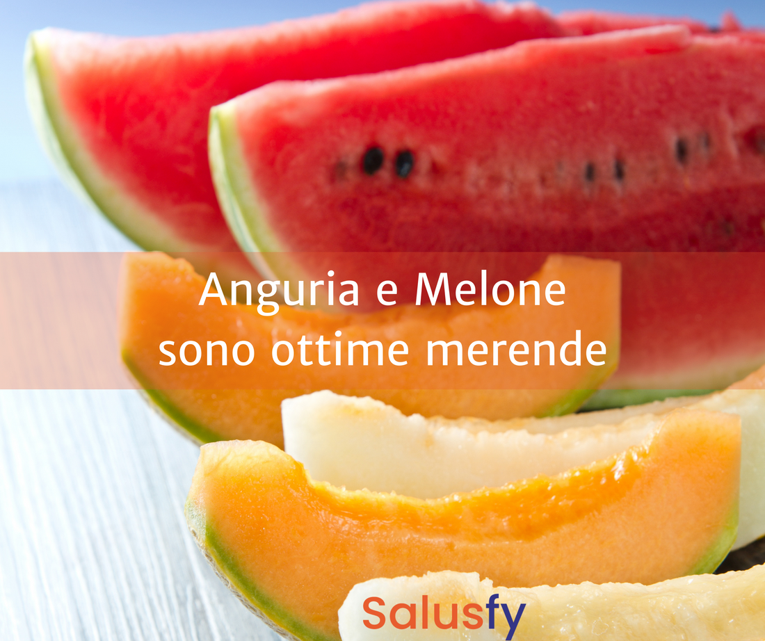 Anguria e melone: 2 ottime merende estive