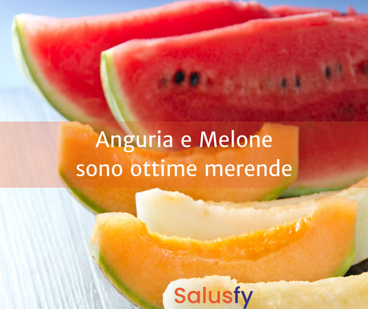 Anguria e melone: 2 ottime merende estive