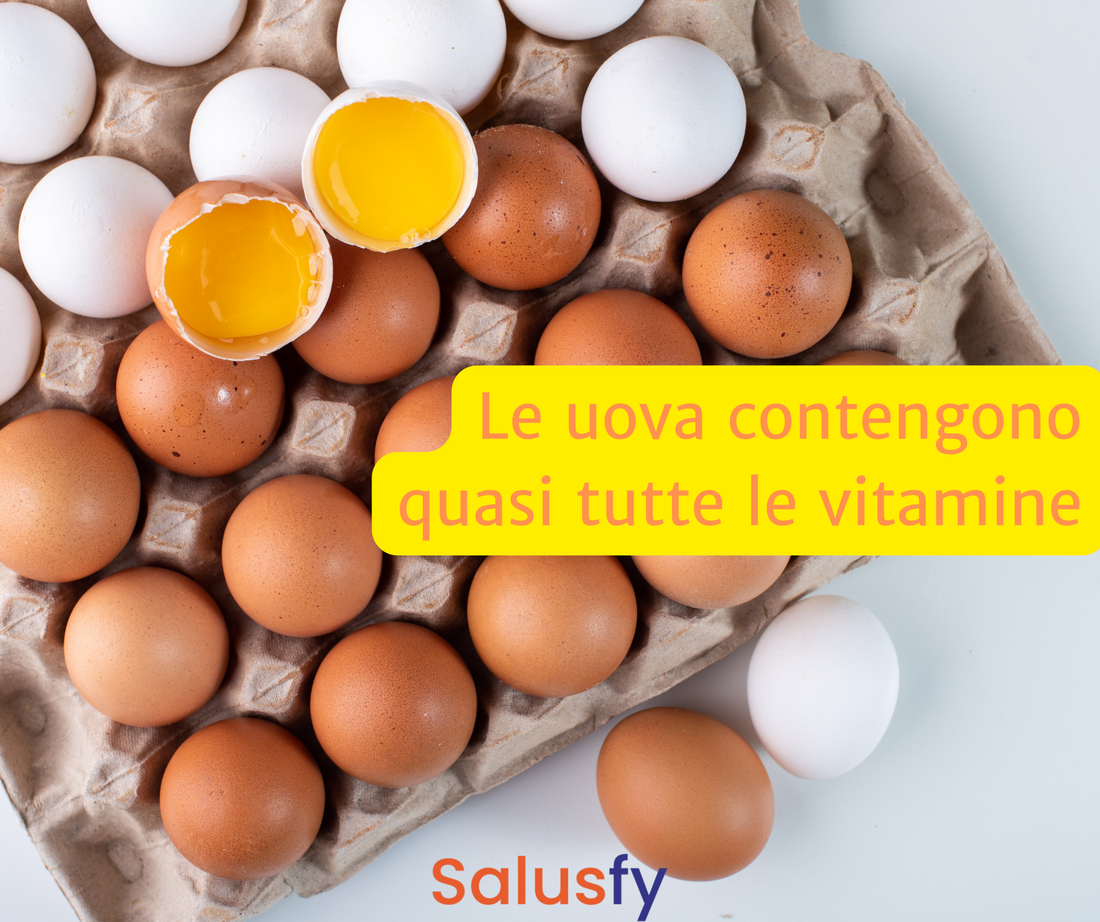 Le uova contengono veramente quasi tutte le vitamine?