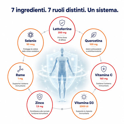 Lattoferrina, Quercetina e Vitamina C Ribovita®