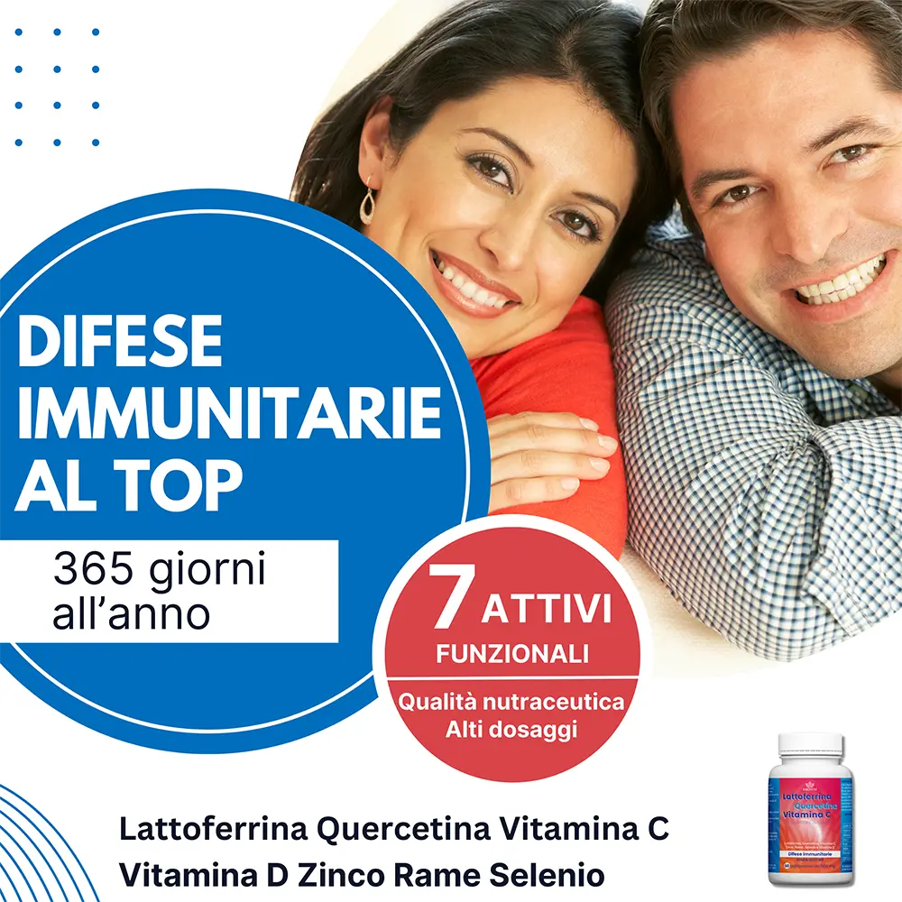 LATTOFERRINA QUERCETINA VITAMINA C
